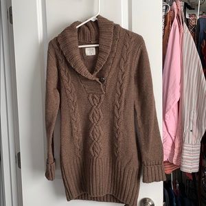 H&M brown long sweater